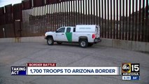 1,700 additional troops headed to Arizona, Mexico border