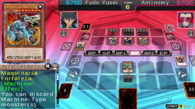 Yu-Gi-Oh! ARC V Tag Force PSP - Herramientas del Duelista VS Vorágine de la Maquinaria