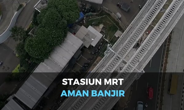 Stasiun MRT Jakarta Aman dari Banjir