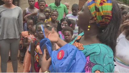 Ivorian solar backpacks used for study