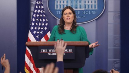 Download Video: Sarah Sanders Says Only Killers Are Responsible For Violent Acts, Not Trump