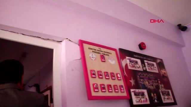 Samsun Vezirköprü Anaokulunun Duvarlarında Çatlaklar Oluştu Okul Tahliye Edildi Ek