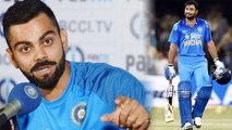 India VS West Indies: Virat Kohli says, we need to back Ambati Rayudu till 2019 World Cup | वनइंडिया