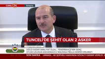 Tunceli'de donarak şehit olan iki asker