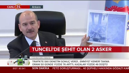 Tunceli'de donarak şehit olan iki asker