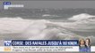 Aéroport bloqué, vagues de submersion et rafales de vent sur la Corse