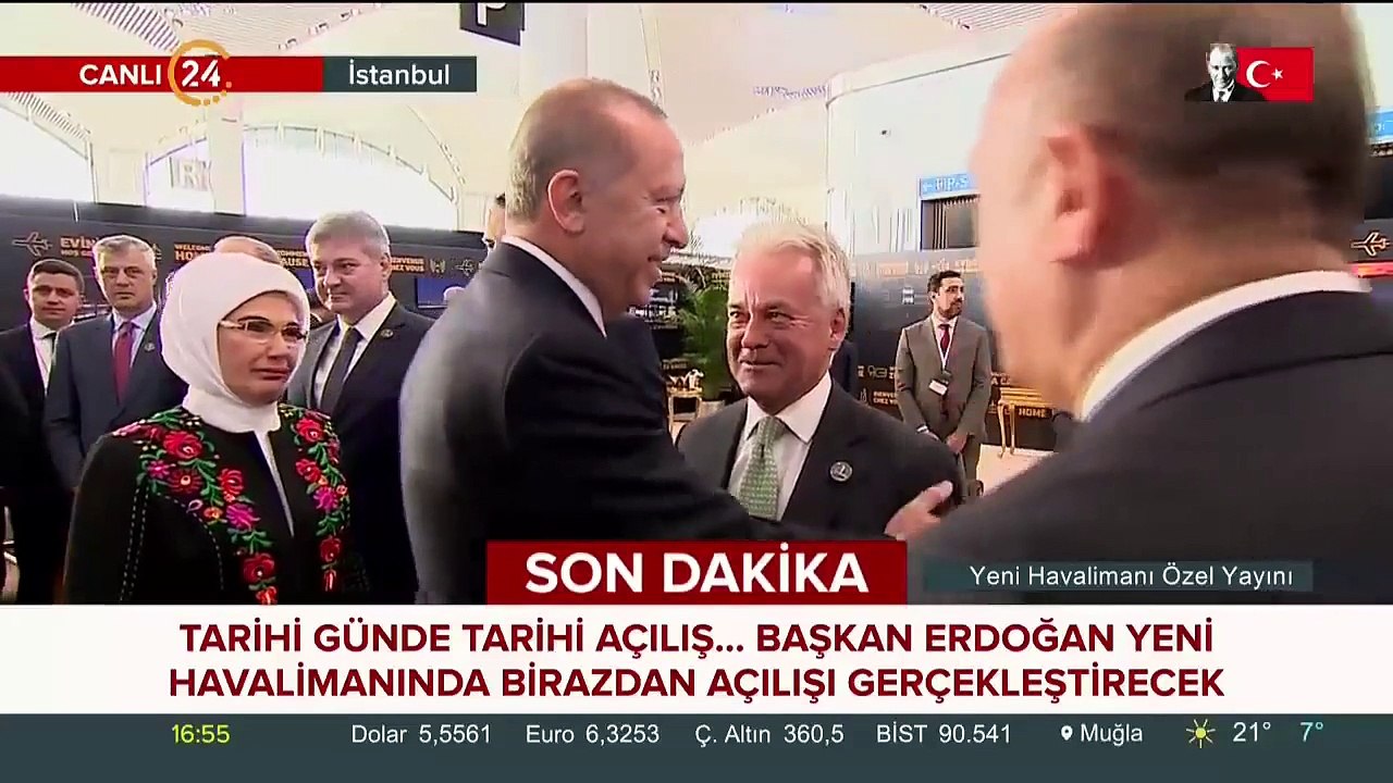 Cumhurbaşkanı Erdoğan 3.Havalimanı Açılışında Habib Nurmagomedov İle Görüştü.   29.10.2018