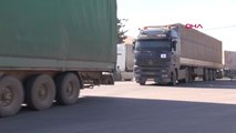 Hatay BM'den İdlib'e 28 Tır İnsani Yardım Malzemesi Gönderildi