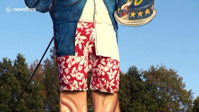 Boris Johnson has been revealed as the Edenbridge Bonfire guy 2018