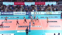 [스포츠 영상] 프로배구 KGC 인삼공사 한송이 4500득점 달성