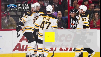 Ford Final Five: B's Top Line Dominates At Carolina