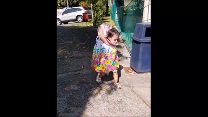 Le costume de cette fillette va vous donner des cauchemars... #halloween