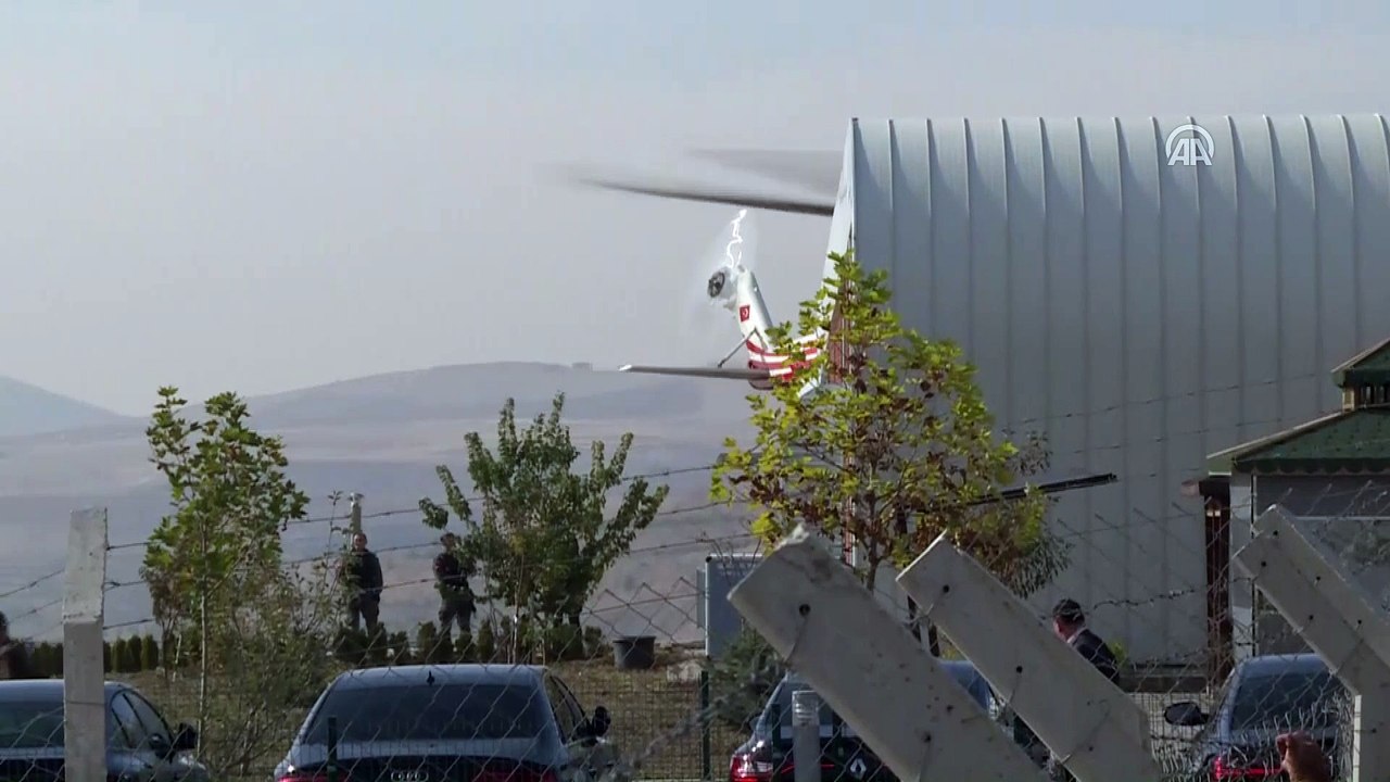 Cumhurbaşkanı Erdoğan'ın, Milli Teknoloji Geliştirme Altyapıları Açılış Töreni'ne gelişi - ANKARA