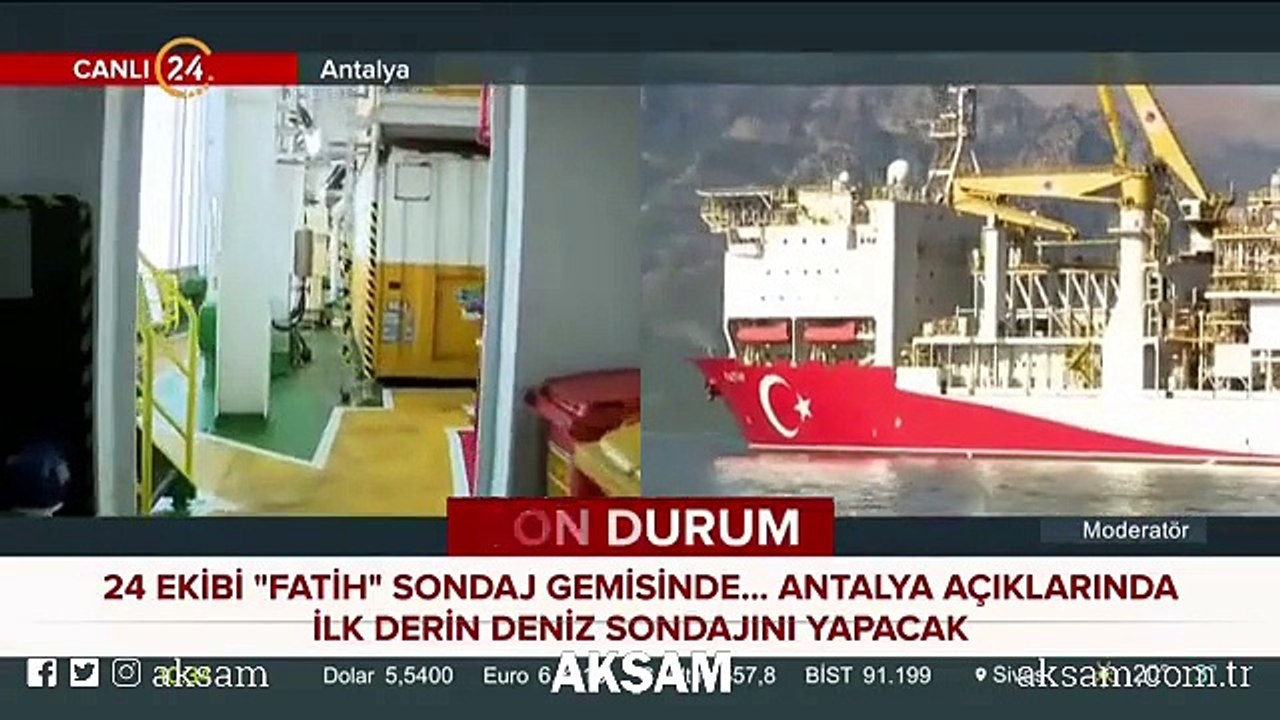 Türkiye’nin ilk sondaj gemisi Fatih ilk seferine çıkıyor