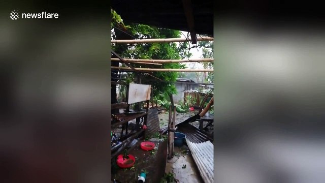 Thousands evacuated as Typhoon Yutu batters the Philippines