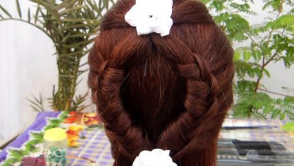 Gorgeous hairstyle for party & wedding !! hairstyle tutorials for girls !!