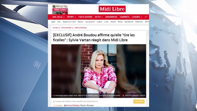 Sylvie Vartan attaquée par André Boudou, le père de Laeticia Hallyday, elle réplique