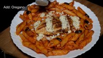 Red Sauce Pasta Recipe - Restaurant style pasta - Red Sauce Pasta With Chicken