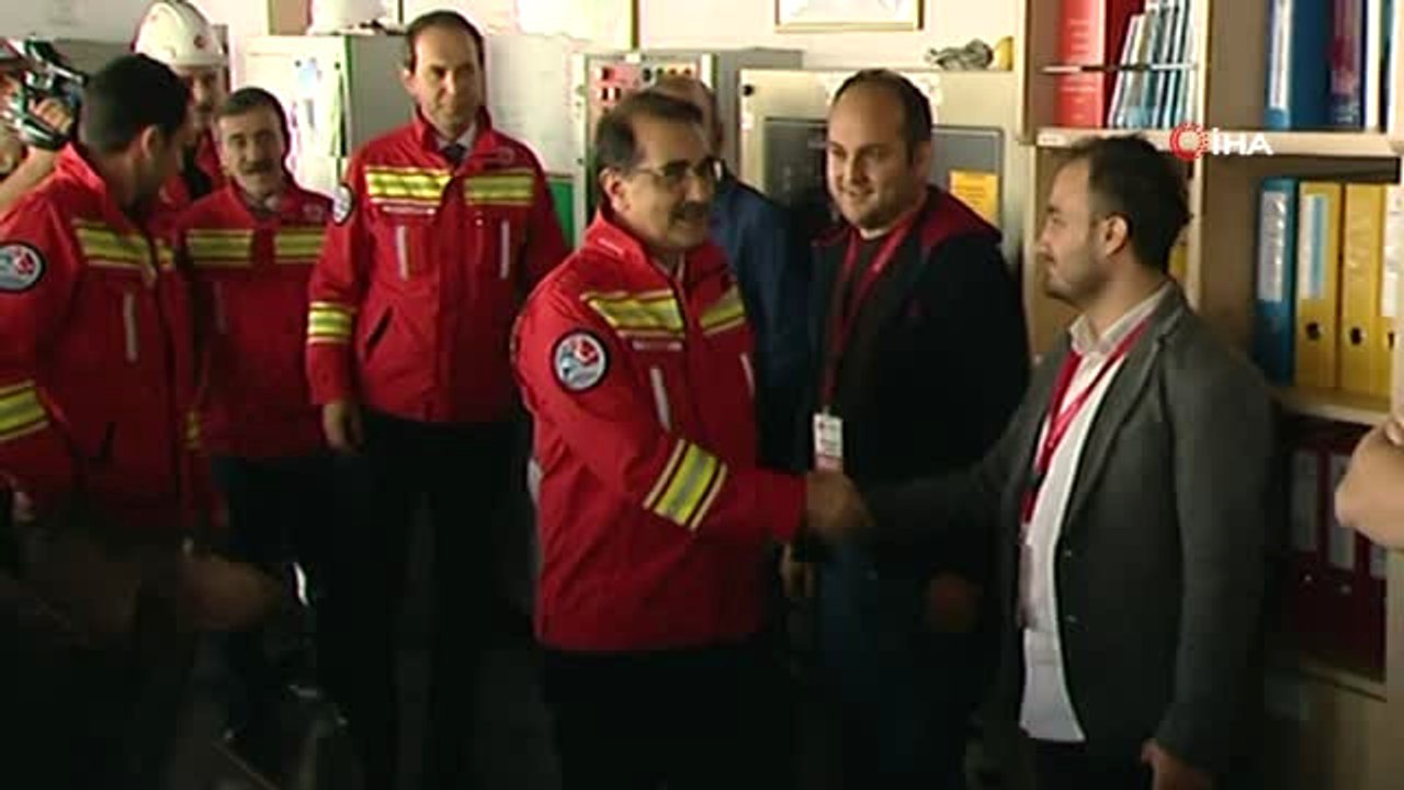 Türkiye'nin İlk Yerli Fatih Sondaj Gemisi'nde Enerji ve Tabii Kaynaklar Bakanı Fatih Dönmez...