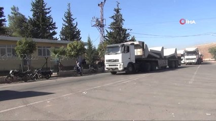 İdlib'e Beton Blok Sevkiyatı