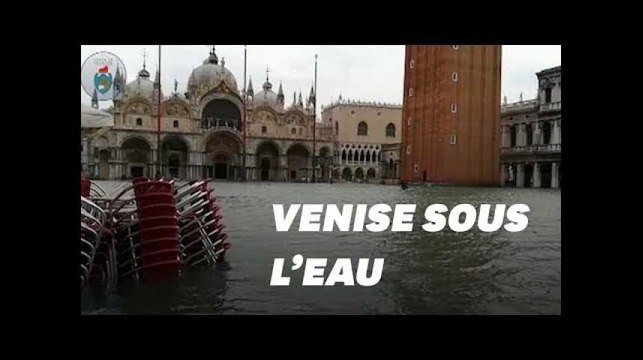 Les images de Venise sous l'eau après des inondations historiques