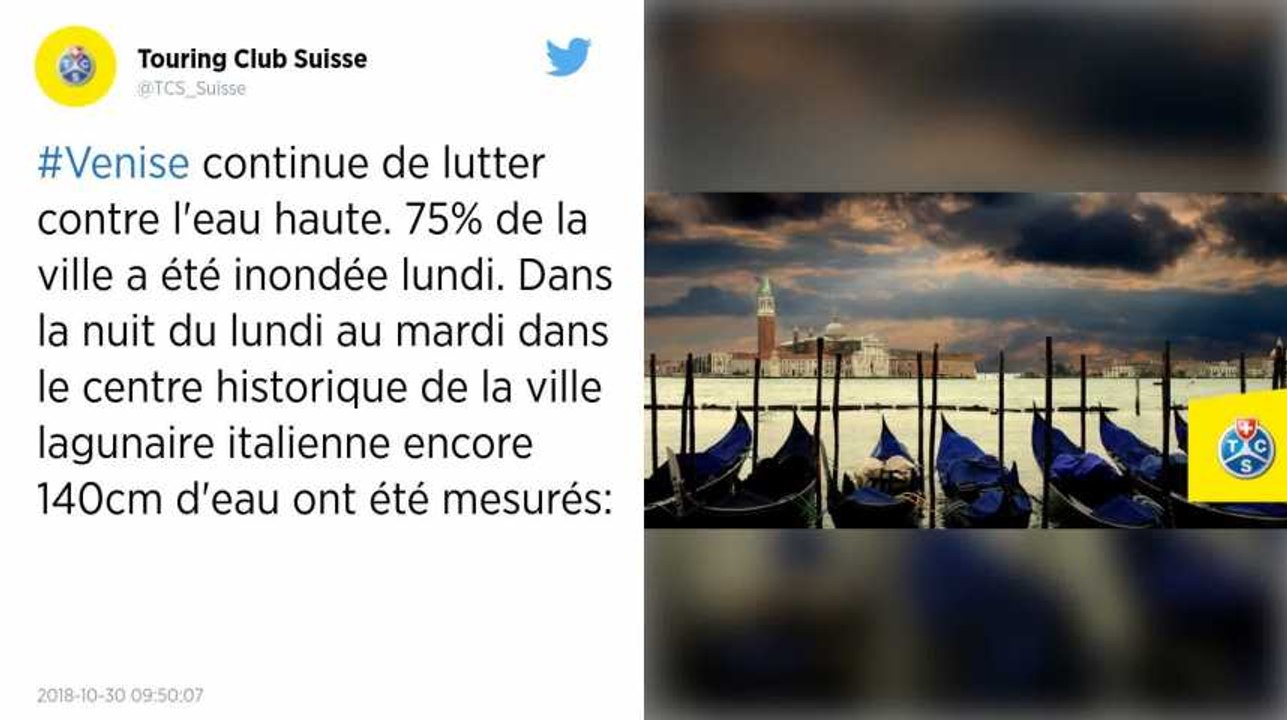 Venise sous les eaux, inondations historiques