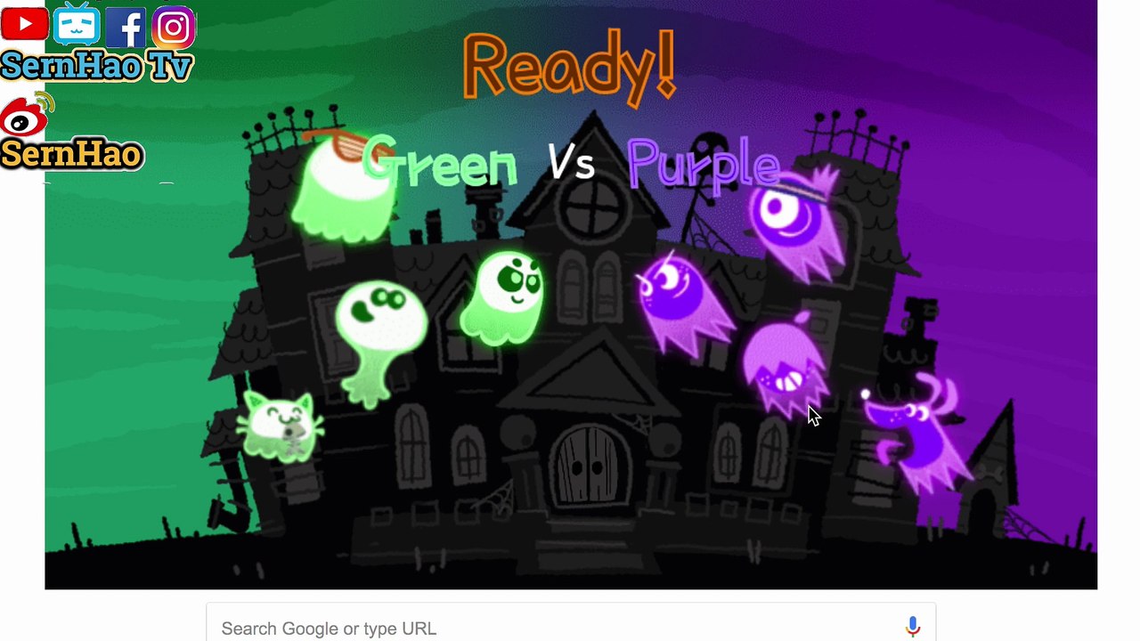 萬聖節就是要偷鬼火！這是個只有在萬聖節時，才能玩的遊戲。Game of Halloween~ |SernHao Tv - vlog