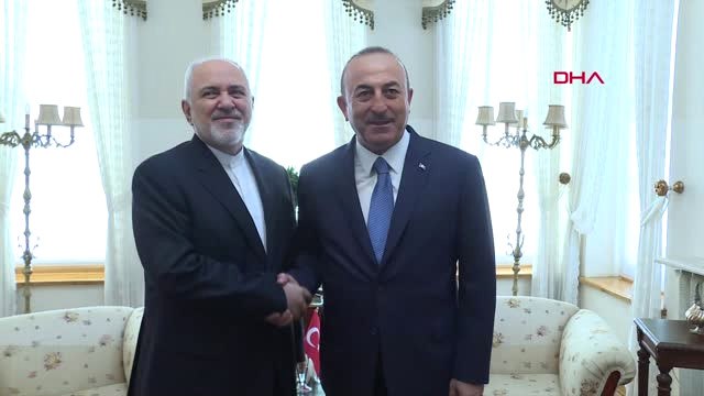 İstanbul Dışişleri Bakanı Çavuşoğlu İran Dışişleri Bakanı ile Görüştü