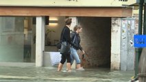 El temporal italiano anega Venecia