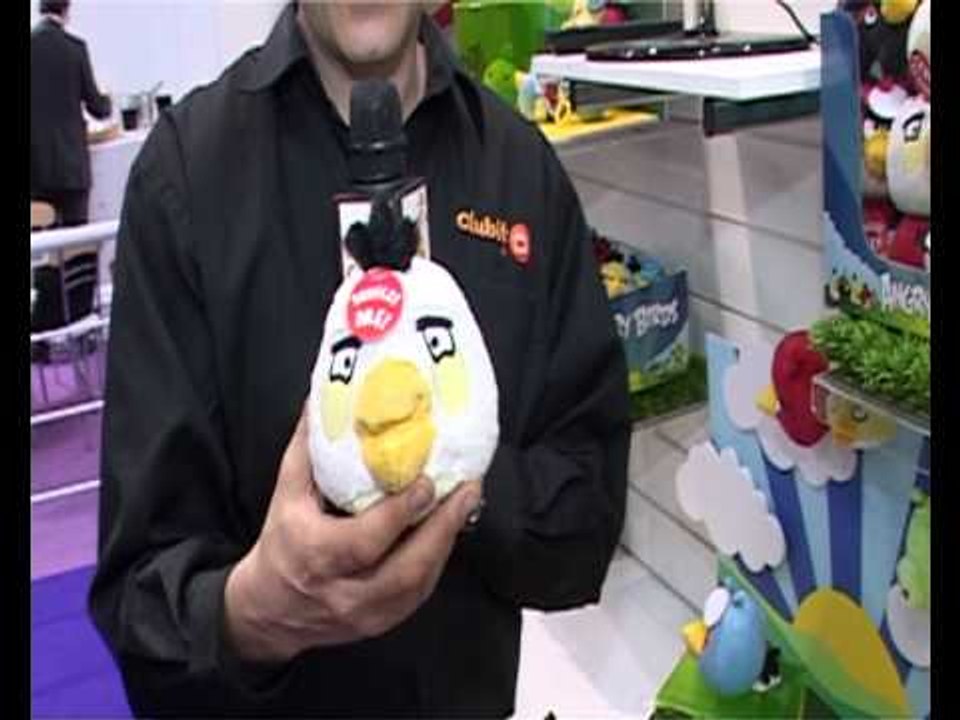 Angry Birds Plush Toy Range (Angry Bird iphone App Game) at the Toy Fair 2011