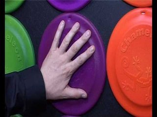 Wicked Vision Chameleon Balls and Frisbees at the London Toy Fair 2011