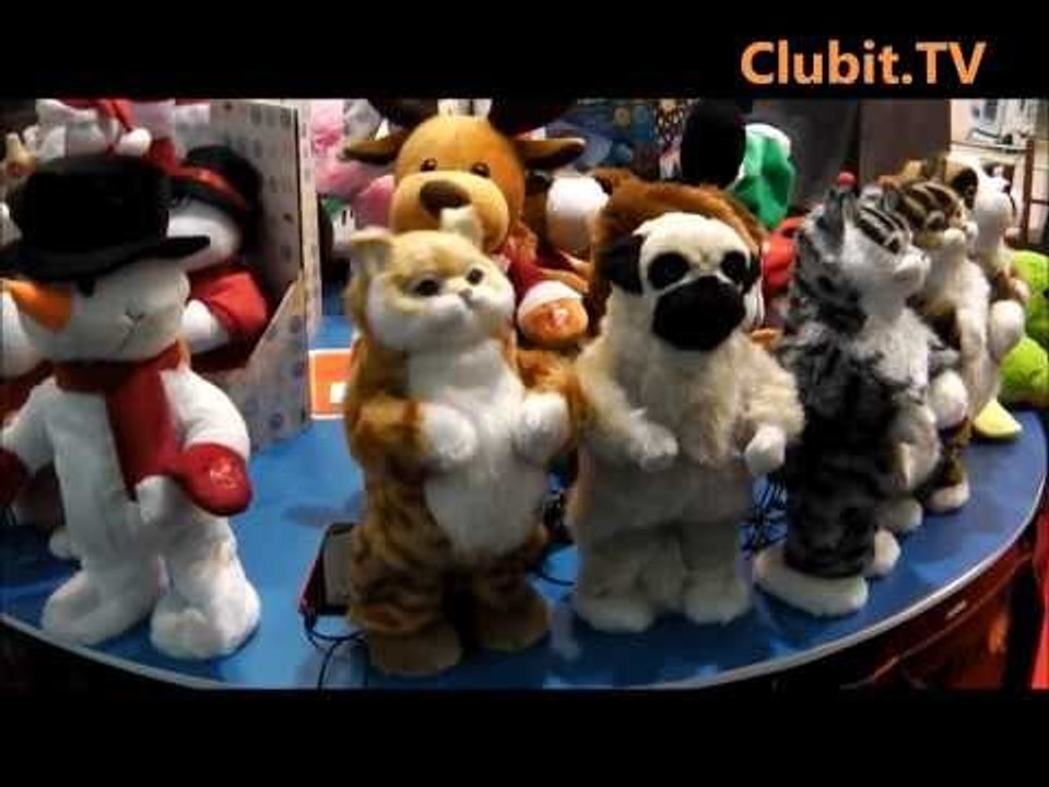 Dancing Ginger Toy Cat