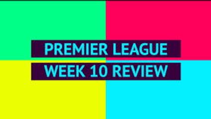 Opta Premier League review - week 10