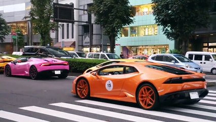 東京都内がランボルギーニだらけに Only Lamborghini's sound compilation in Tokyo.