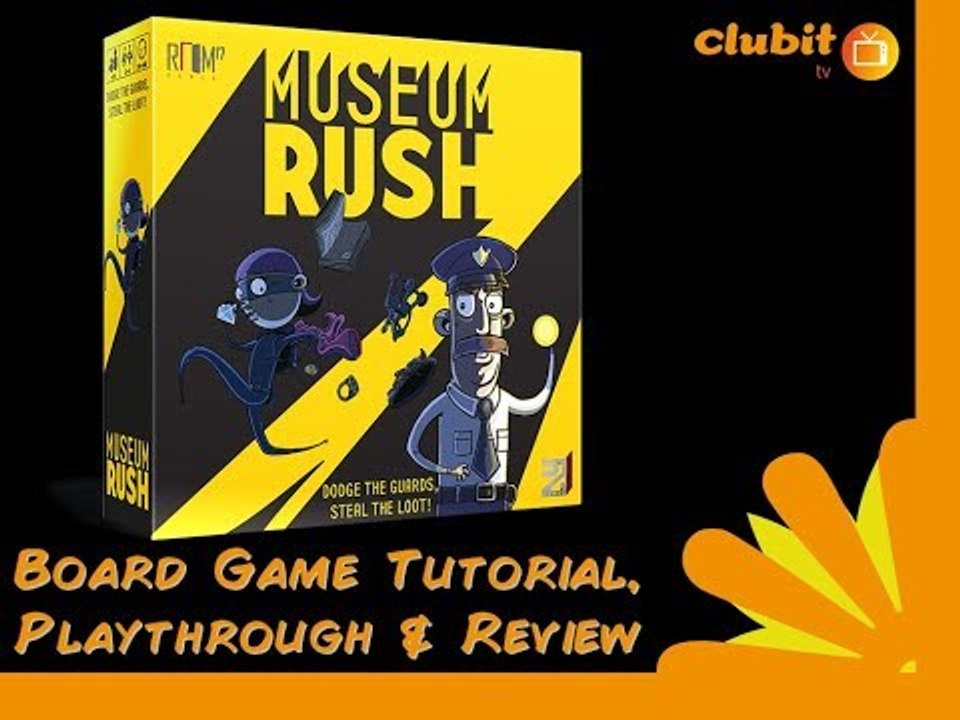 Museum Rush Board Game Tutorial Playthrough and Review
