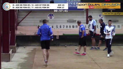 Quatrième tour, France Club Elite 1, J3, Aix-les-Bains contre Fontaine,  saison 2018/2019