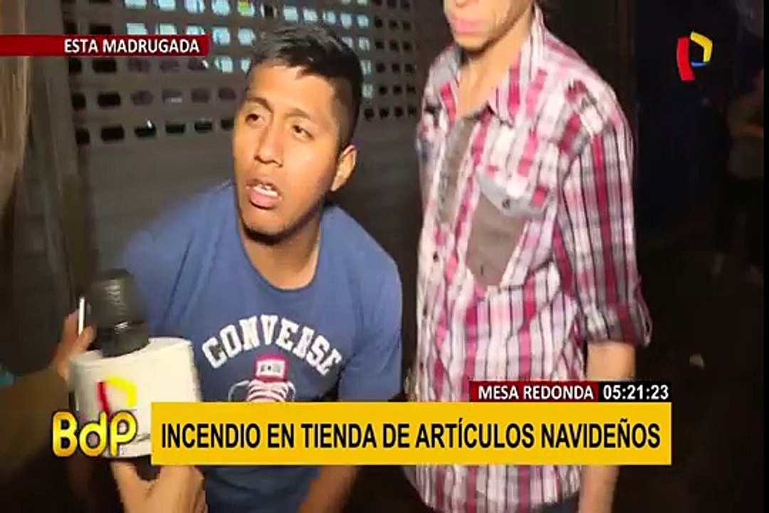 Mesa Redonda: tienda de artículos navideños se incendia