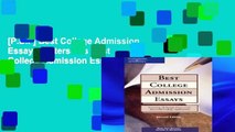[P.D.F] Best College Admission Essays (Peterson s Best College Admission Essays) [P.D.F]