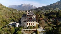 Vue d'ici : Le château de Menthon