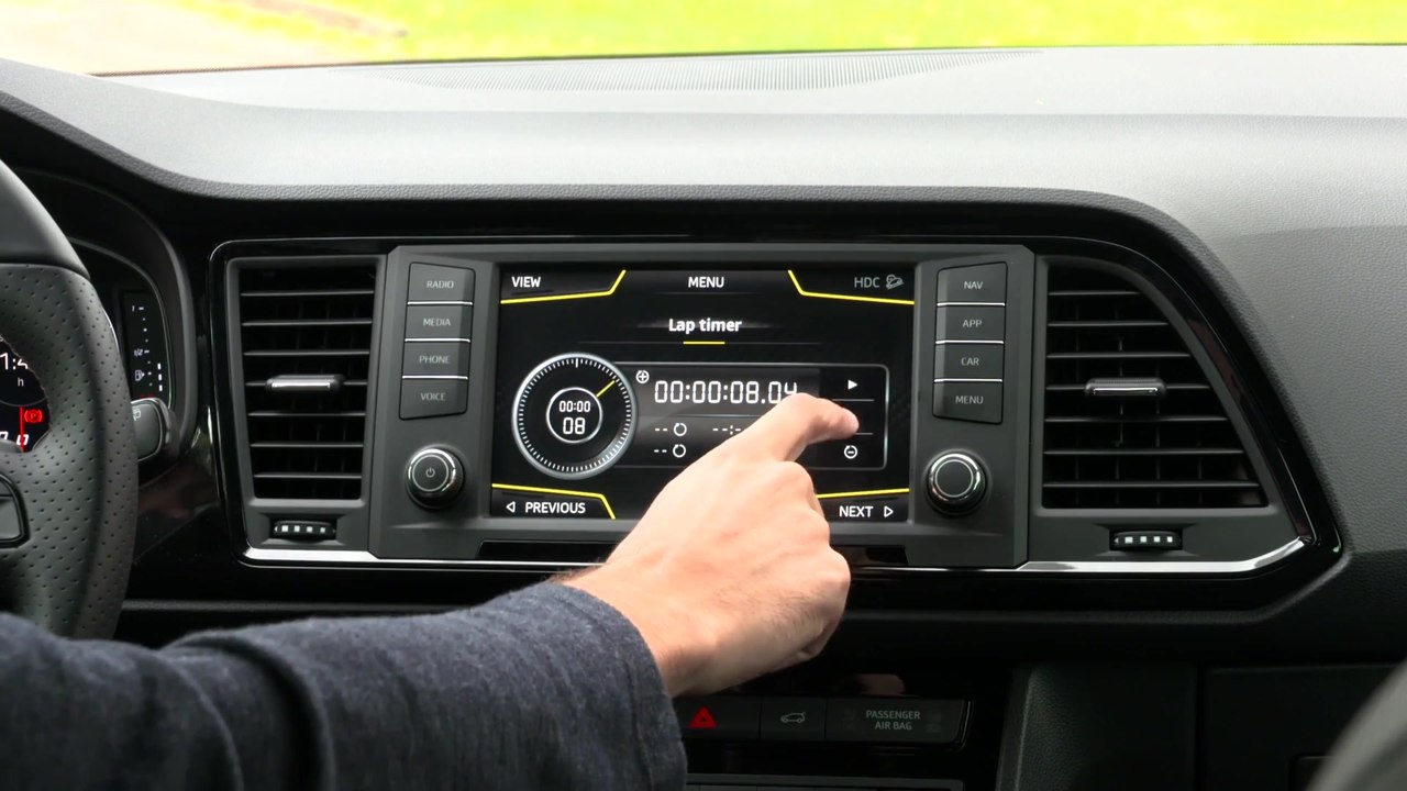 The new CUPRA Ateca Infotainment system