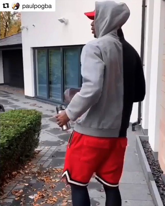 How Paul pogba gets to his car