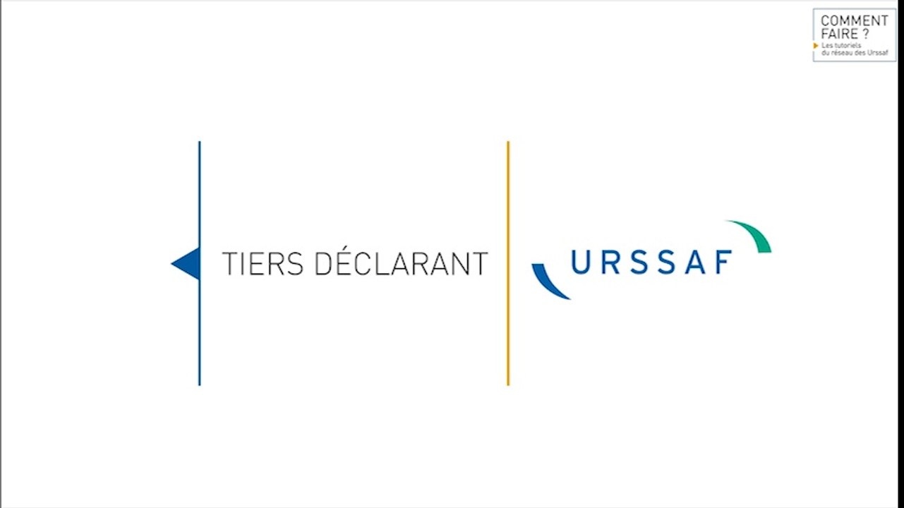 Vous êtes tiers déclarant : créez votre espace en ligne sur urssaf.fr