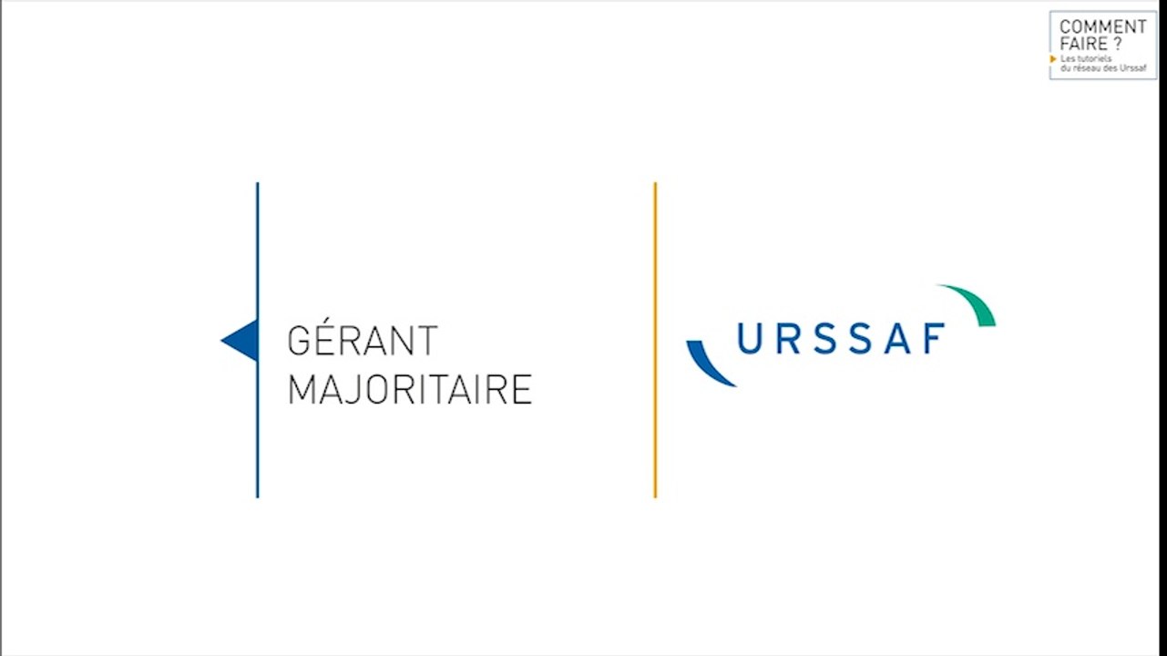 Vous êtes gérant majoritaire : créez votre espace en ligne sur urssaf.fr