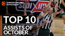 Turkish Airlines EuroLeague, Top 10 Assists of October