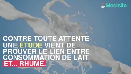 Rhume : pourquoi vous ne devriez pas boire de lait