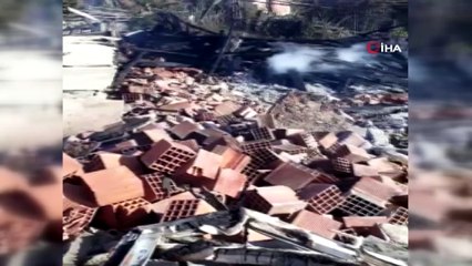 Kastamonu’da yangında 4 ev kullanılamaz hale geldi