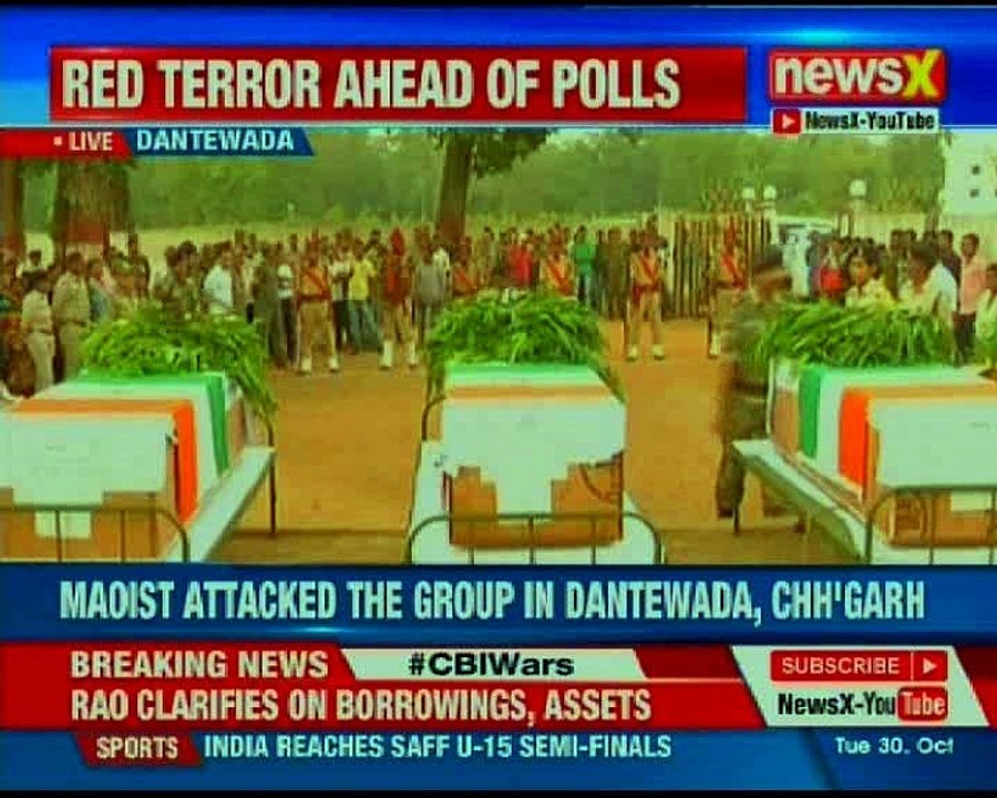 Chhattisgarh: Wreath-laying ceremony of those who lost their lives in Dantewada Naxal attack