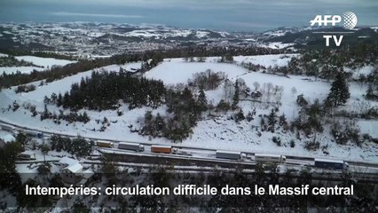 Intempéries: circulation difficile dans le Massif central