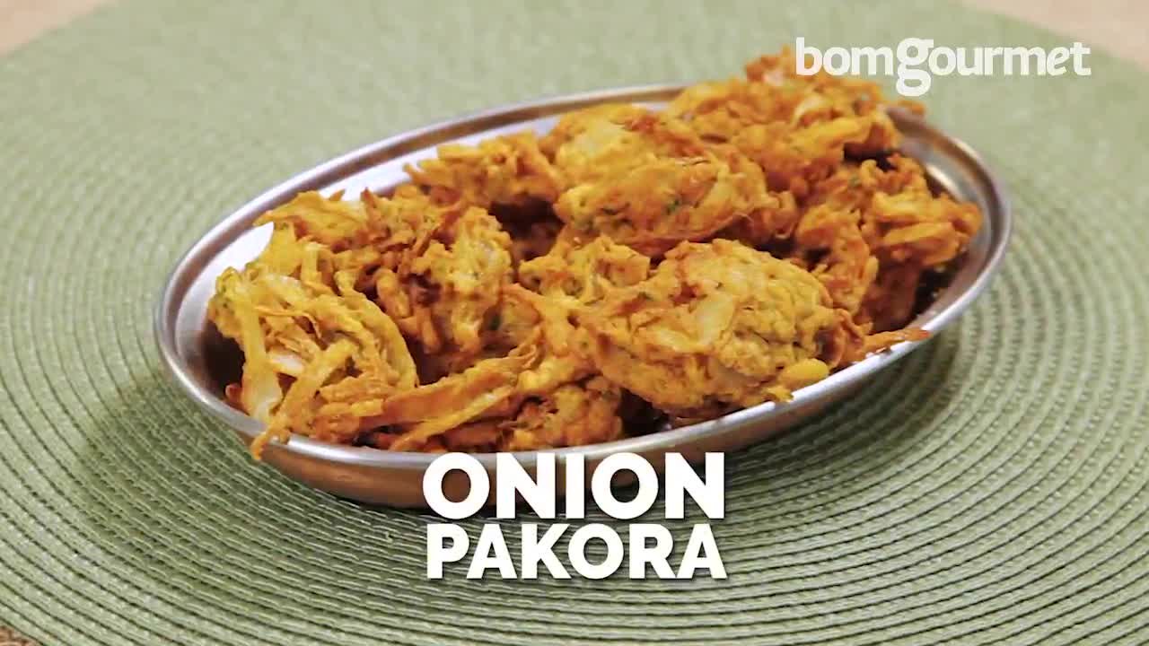 Receita de onion pakora