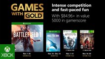 Xbox - Les jeux Games with Gold de novembre